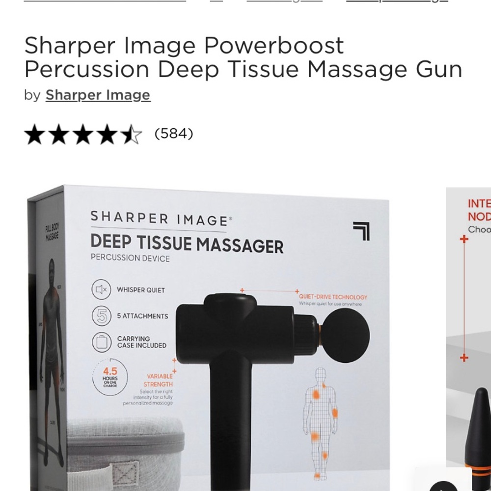Sharper Image DeepTissue MassagerPro